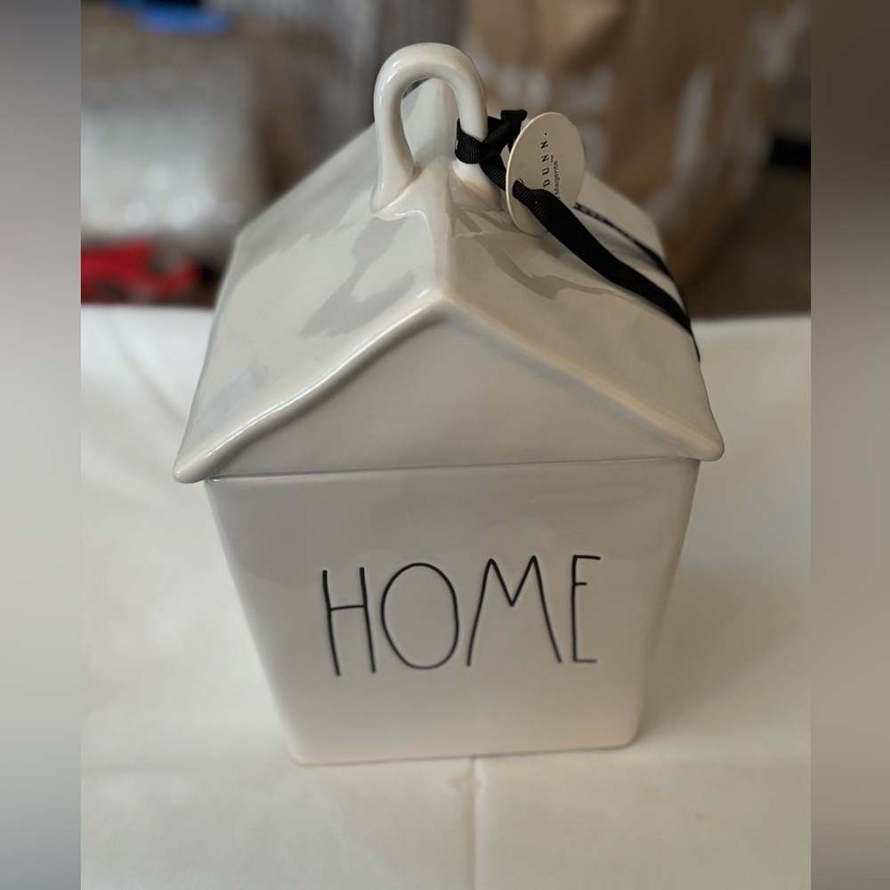 Rae Dunn Ceramic HOME Canister NWT